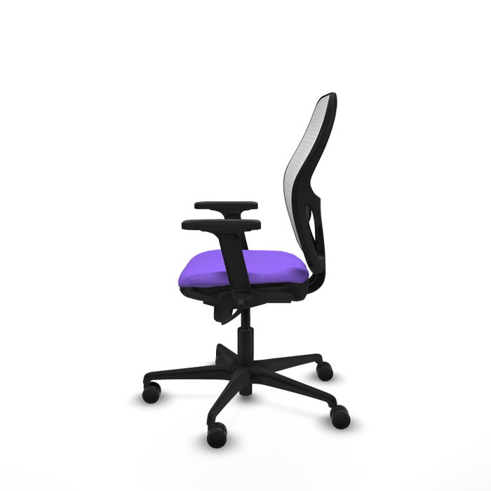 PIQUERAS Y CRESPO Silla de oficina Jorquera con mecanismo Sincro, lila y blanco PIQUERAS Y CRESPO Silla de oficina Jorquera con mecanismo Sincro, lila y blanco