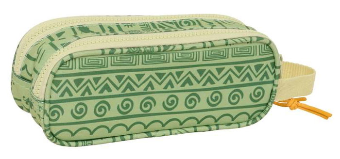 Portatodo Doble Mufasa Verde Beige 21 x 8 x 6 cm