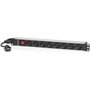 Salicru SPS 8F PDU SCH/SCH Regleta de 8 Tomas Schuko para Rack 1U