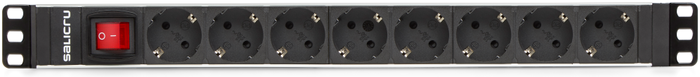 Salicru SPS 8F PDU SCH/SCH Regleta de 8 Tomas Schuko para Rack 1U Salicru SPS 8F PDU SCH/SCH Regleta de 8 Tomas Schuko para Rack 1U