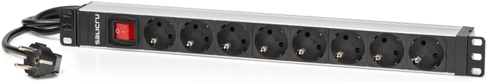 Salicru SPS 8F PDU SCH/SCH Regleta de 8 Tomas Schuko para Rack 1U Salicru SPS 8F PDU SCH/SCH Regleta de 8 Tomas Schuko para Rack 1U
