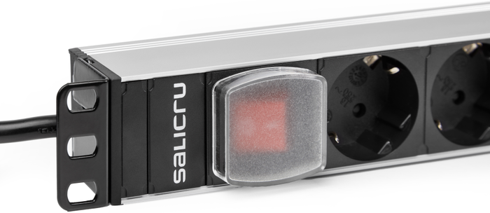 Salicru SPS 8F PDU SCH/SCH Regleta de 8 Tomas Schuko para Rack 1U Salicru SPS 8F PDU SCH/SCH Regleta de 8 Tomas Schuko para Rack 1U