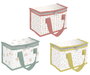 DKD Home Decor Bolsas Térmicas Vichy Sweet Surtido de 3