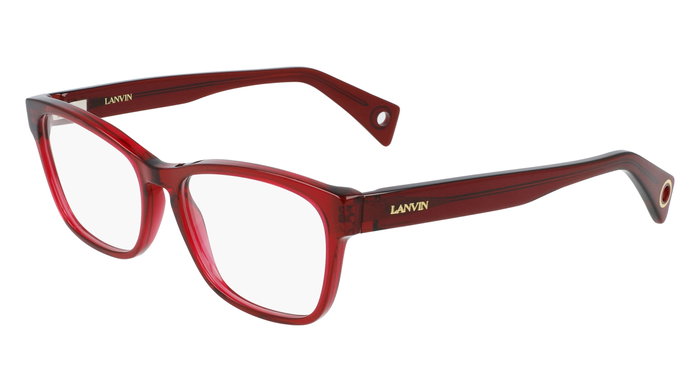 Lanvin LNV2603-600 Gafas de vista para mujer en rojo