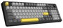 Ajazz AK980 V2 Teclado Mecánico Inalámbrico con Gift Switch V2 y Pantalla, Negro y Gris