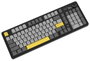 Ajazz AK980 V2 Teclado Mecánico Inalámbrico con Gift Switch V2 y Pantalla, Negro y Gris