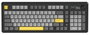 Ajazz AK980 V2 Teclado Mecánico Inalámbrico con Gift Switch V2 y Pantalla, Negro y Gris