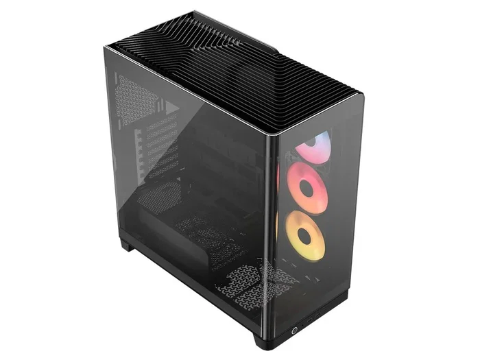 Corsair 4500X RS-R ARGB Mid-Tower - Caja PC con Vidrio Templado, Ventiladores 3x120mm, Negro, CC-9011314-WW