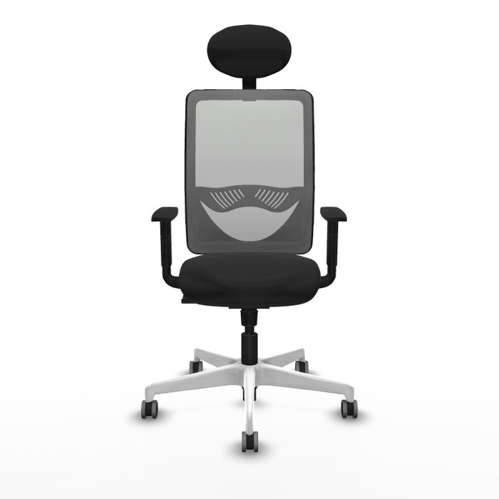 PIQUERAS Y CRESPO Silla de oficina Zulema con mecanismo Sincro, Negro y Gris PIQUERAS Y CRESPO Silla de oficina Zulema con mecanismo Sincro, Negro y Gris