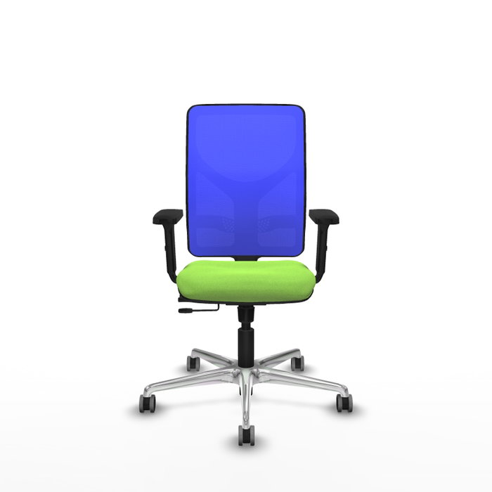 PIQUERAS Y CRESPO Silla de oficina Motilla con mecanismo Sincro/Traslack, Pistacho y Azul PIQUERAS Y CRESPO Silla de oficina Motilla con mecanismo Sincro/Traslack, Pistacho y Azul