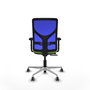 PIQUERAS Y CRESPO Silla de oficina Motilla con mecanismo Sincro/Traslack, Pistacho y Azul