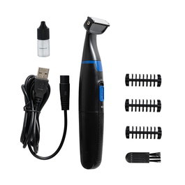 WESTINGHOUSE 5acc - Barbero Recargable USB, Perfilador, Recorta Patillas y Barba, Máquina de Afeitar Eléctrica