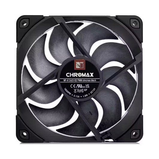 NOCTUA NF-A12x25 G2 PWM chromax.black NOCTUA NF-A12x25 G2 PWM chromax.black