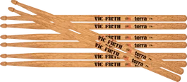 Vic Firth Baquetas American Classic Terra 7A (Pack 4)
