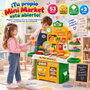 Jugatoys - jugahome Mini Market Food con accesorios 50x20x38cm