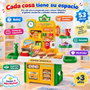 Jugatoys - jugahome Mini Market Food con accesorios 50x20x38cm