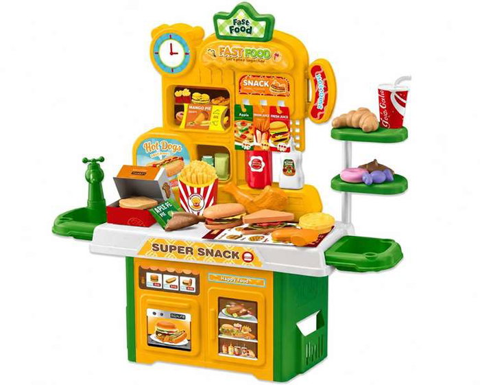 Jugatoys - jugahome Mini Market Food con accesorios 50x20x38cm