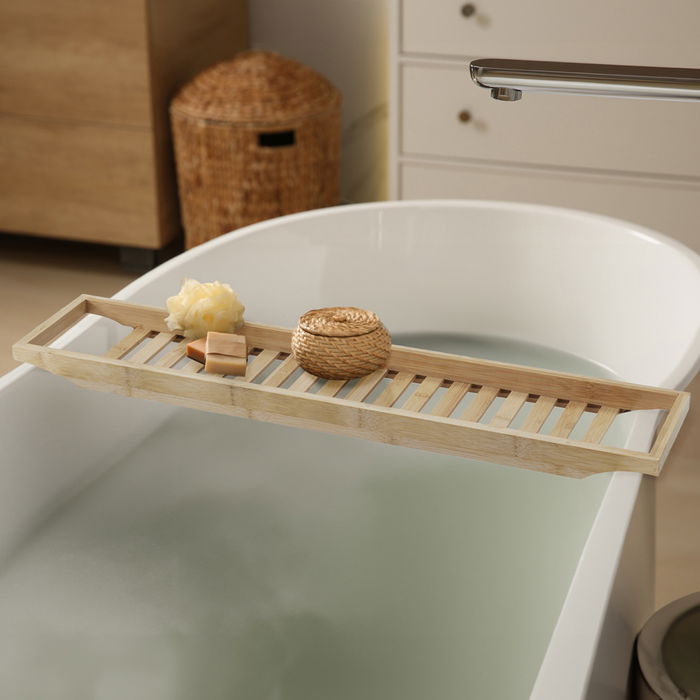 Cosmetic Club Soporte Estante Bañera Bambú Cosmetic Club Soporte Estante Bañera Bambú