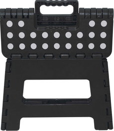 Marbueno Taburete Plegable Escalón de Plástico Color Negro 33x26x27 cm Cocina, Baño MARBUENO SUMMER 10534N