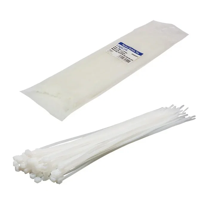 LogiLink Set de 100 Bridas de Gestión de Cables 300x3,6mm Blanco KAB0004 LogiLink Set de 100 Bridas de Gestión de Cables 300x3,6mm Blanco KAB0004