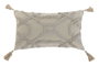DKD Home Decor Cojín de Poliéster y Algodón Crudo 50x8x30 cm