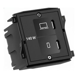 Bachmann Custom Modul Cargador USB C/C/C con fuente de alimentación