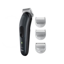 Braun Recortadora Corporal Bodygroom BG3340 SkinShield Tecnología Anticortes para Zonas Sensibles, Axilas y Piernas, Lavable, Negro
