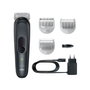 Braun Recortadora Corporal Bodygroom BG3340 SkinShield Tecnología Anticortes para Zonas Sensibles, Axilas y Piernas, Lavable, Negro