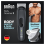 Braun BodyGroomer 3 BG3340 SkinShield Negro/Gris