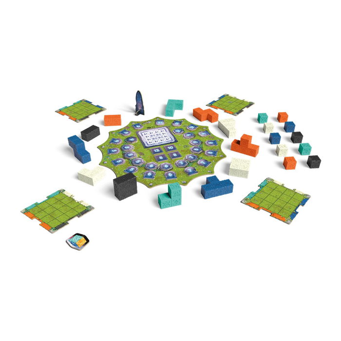 CMON CMMNL001ES - Juego de Mesa Monolyth | Juego de Estrategia con Piezas 3D | Para 1 a 4 Jugadores | Edad Recomendada 8+ Años | Incluye Español