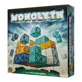 CMON CMMNL001ES - Juego de Mesa Monolyth | Juego de Estrategia con Piezas 3D | Para 1 a 4 Jugadores | Edad Recomendada 8+ Años | Incluye Español