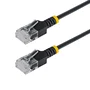 StarTech.com Cable Ethernet Cat6a Ultrafino 0,3 m Negro RJ-45 U/UTP