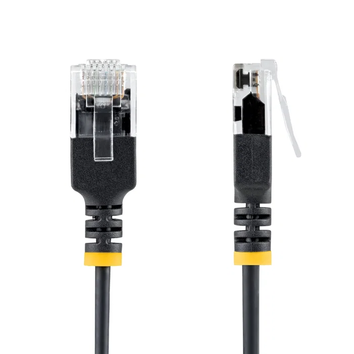 StarTech.com Cable Ethernet Cat6a Ultra Delgado 0,3 m Negro Snagless U/UTP