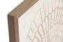 DKD Home Decor Cuadro MDF 40x40 con detalles de concha (Surtido de 3 unidades)