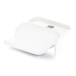 Q&Q Rueda nido Aladin con freno para tablero de 30 mm, blanco
