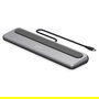 Digitus Estación de acoplamiento USB-C de 12 puertos, 8K UHD, 100W PD, HDMI, DisplayPort, USB-A, USB-C, RJ45 Gigabit, SD/MicroSD, color Gris