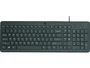 HP Teclado 150 con Cable USB Negro, Diseño Polaco, Teclas de Membrana