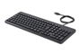 HP Teclado Cableado 150 USB Plug-and-Play Negro Confortable, Ideal para Uso Diario