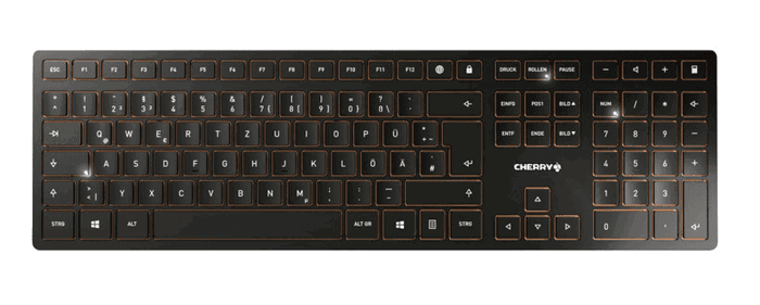 Cherry Set de teclado y ratón DW 9100 SLIM Negro Cherry Set de teclado y ratón DW 9100 SLIM Negro