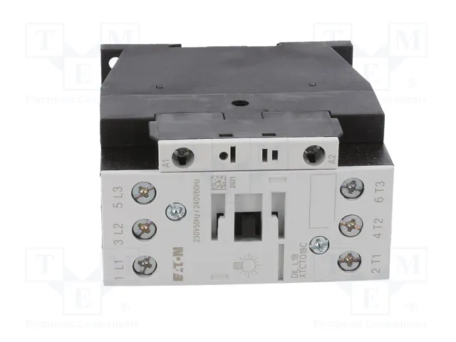 EATON ELECTRIC Contactor DILL18 3-polar 18A 230VAC