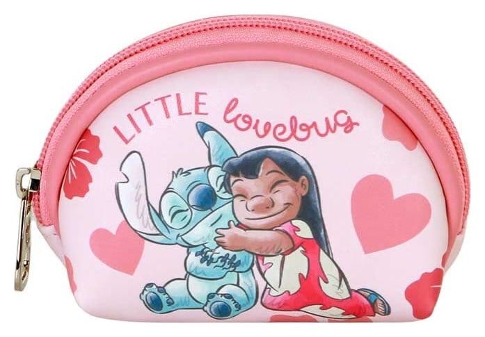 Karactermania Monedero Oval Casual Lilo y Stitch Lovebug Rosa