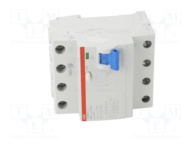 ABB Compact-Fi F204 A-63/0,03 Interruptor diferencial Tipo A 4 polos 63A