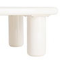Mesa Centro Lacado Crema Dm Salón 78 X 78 X 41 cm