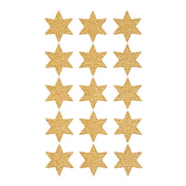AVERY Zweckform Etiquetas en forma de estrella, dorado, 30 unidades