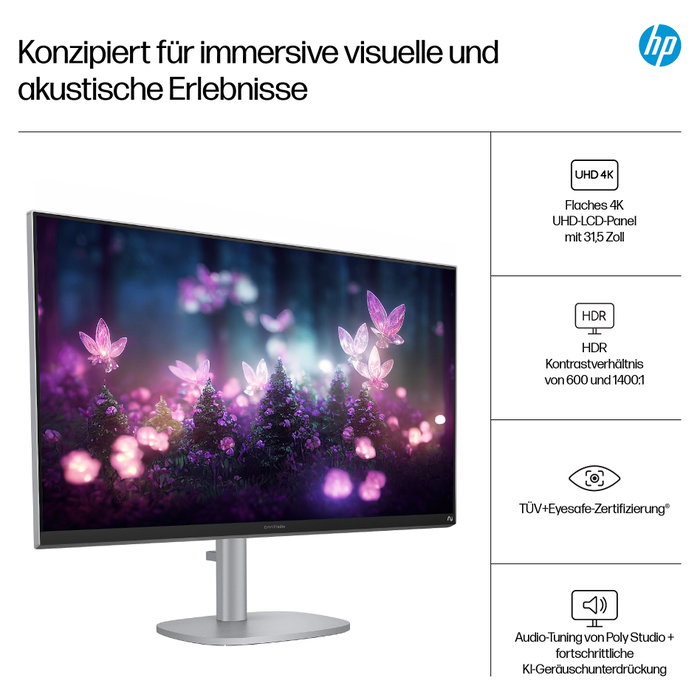 HP OmniStudio X 32" UHD IPS All-in-One Core Ultra 7 258V 32GB/2TB SSD Win11 32-c1077ng HP OmniStudio X 32" UHD IPS All-in-One Core Ultra 7 258V 32GB/2TB SSD Win11 32-c1077ng