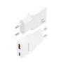 Aisens Cargador GaN 25W con USB-C y USB-A Blanco A110-1000