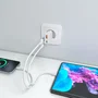 Aisens Cargador GaN 25W con USB-C y USB-A Blanco A110-1000