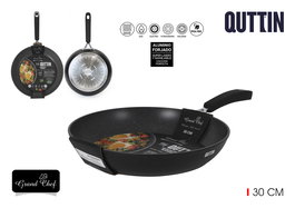 Quttin Sartén Grandchef, 30 cm, Diámetro 30.6 cm, Altura 6 cm (6 Unidades)