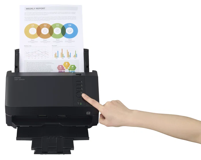Fujitsu RICOH SP-2240N Escáner de documentos ADF 40 ppm Negro Fujitsu RICOH SP-2240N Escáner de documentos ADF 40 ppm Negro