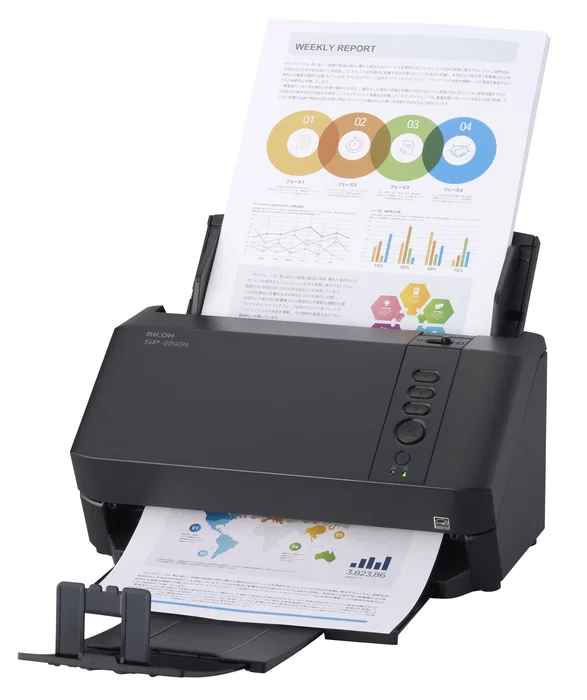 Fujitsu RICOH SP-2240N Escáner de documentos ADF 40 ppm Negro Fujitsu RICOH SP-2240N Escáner de documentos ADF 40 ppm Negro